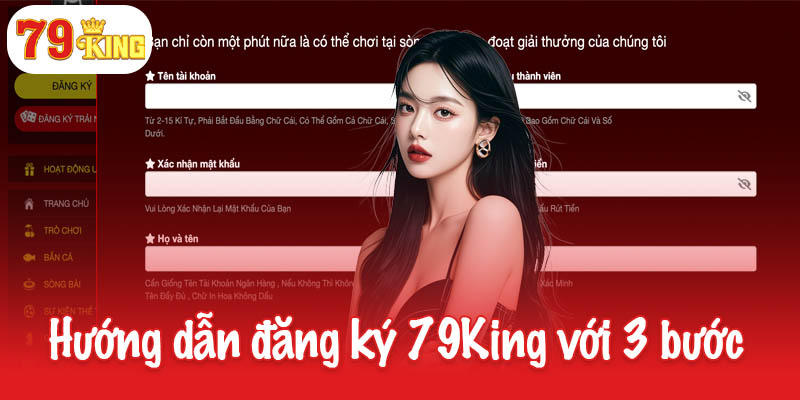 Hướng dẫn đăng ký 79King với 3 bước dễ dàng